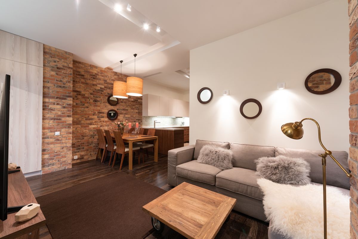 A bright living room in a Metro East home for sale